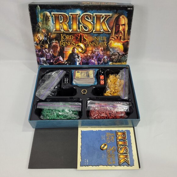 Risk Lord of the Rings Trilogy 2003 Strategy War Board Game by Parker Brothers - Picture 1 of 1